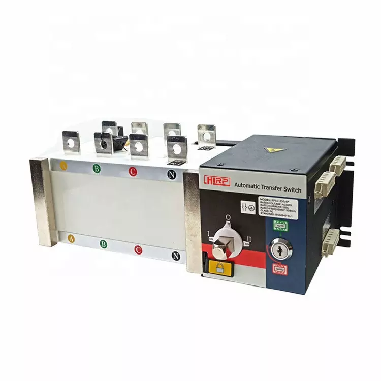 RP5D-250 250 Amp 220V/110V 3Phase Dual Power Automatic Transfer Transfer Switch for Generator