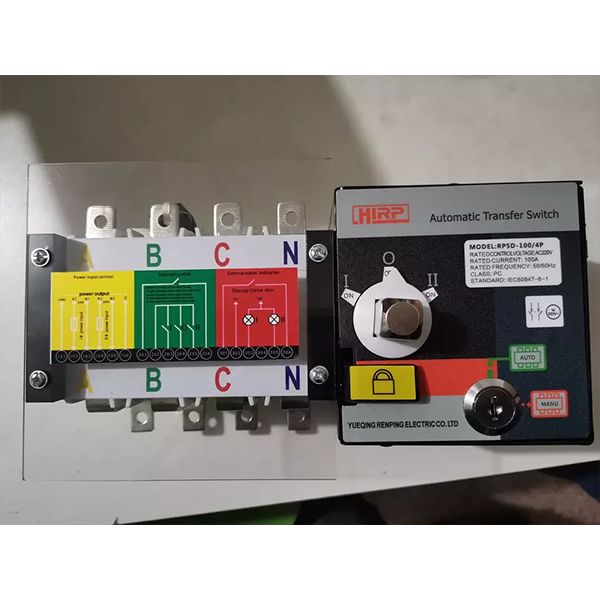 RP5D-100A 4Poles 100amp 220V/110V Double Power Manual Automatic Transfer Switch ATS