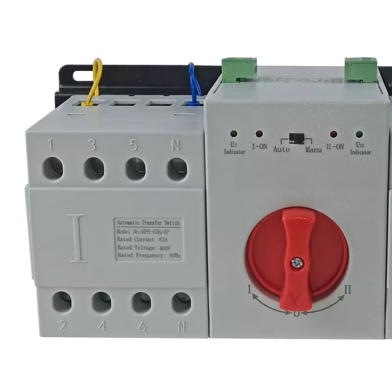 RP6-63N Dual Power Automatic Transfer Switch Auto Changeover Switch