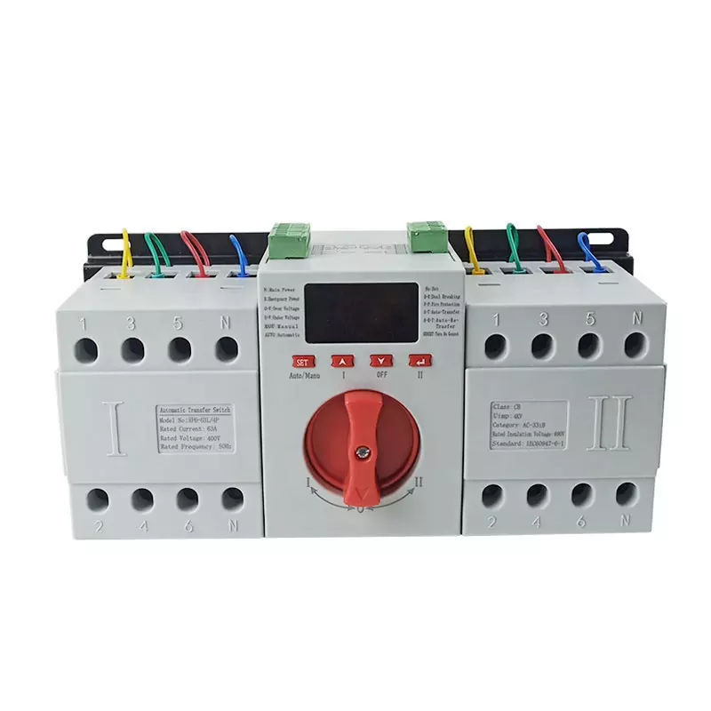 Single Phase/Three Phase Automatic Changeover Switch ATS Automatic Transfer Switch