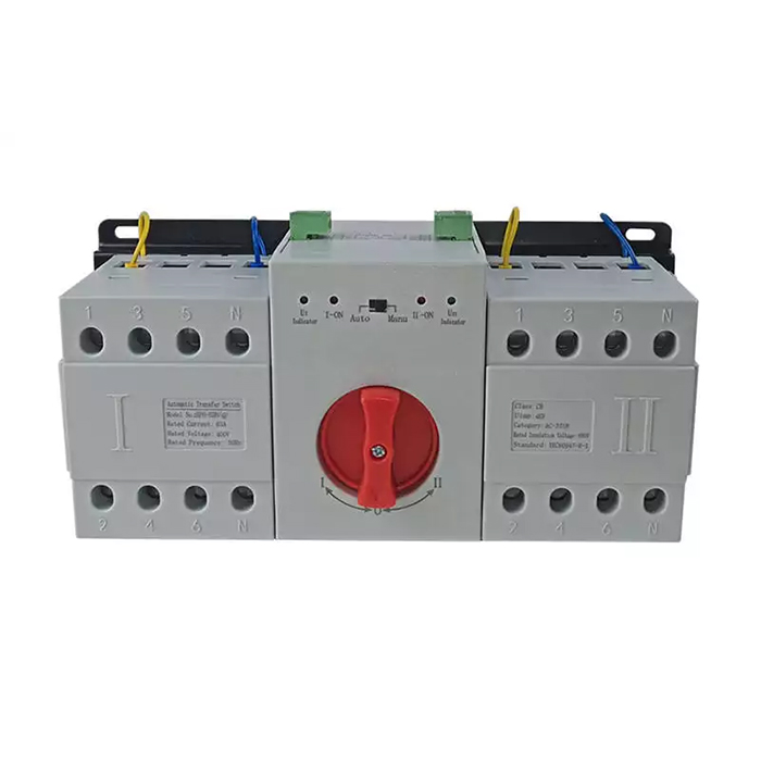 RP6-63N Double Power 63A (CB) Level Electrical Single Phase Automatic Changeover Switch