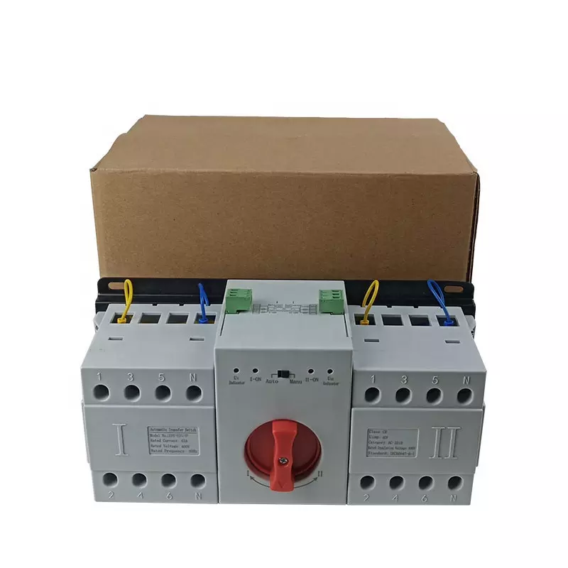 RP6-63N Double Power 63A (CB) Level Electrical Single Phase Automatic Changeover Switch