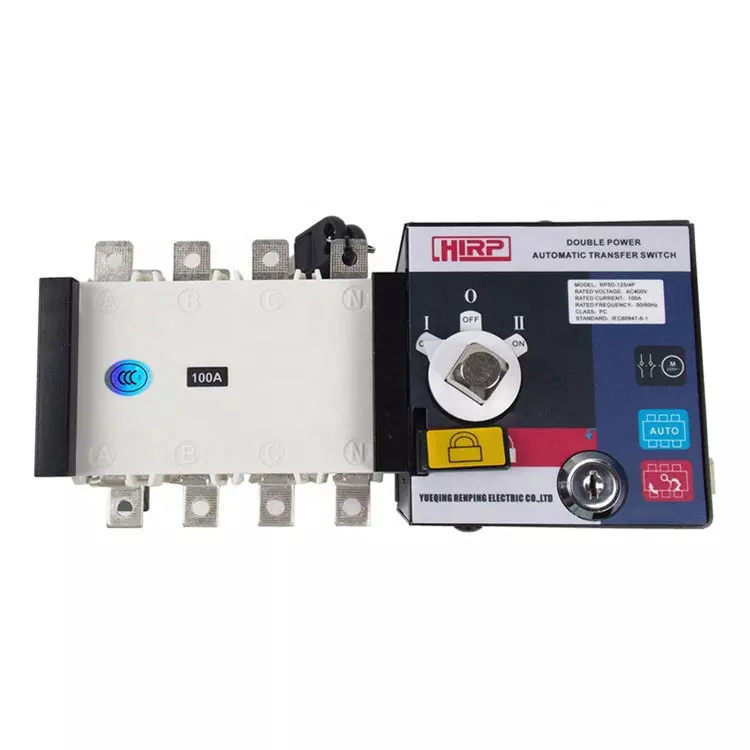 RP5D-125 4Poles 220V/110V Double Power Automatic Transfer Switch 100Amp Changeover Switch