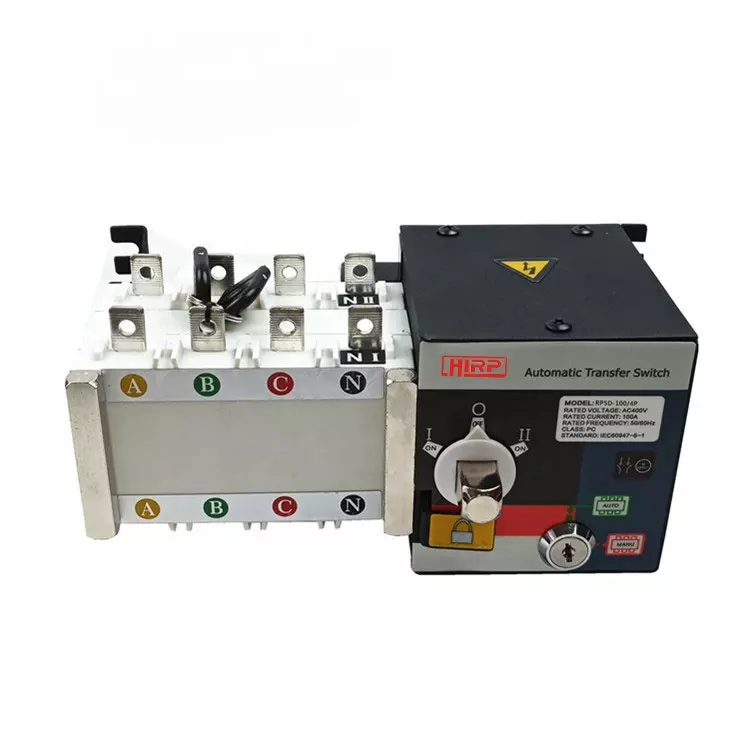Automatic Transfer Switch Equipment RP5D-100 100 Amp 3 Phase 230V