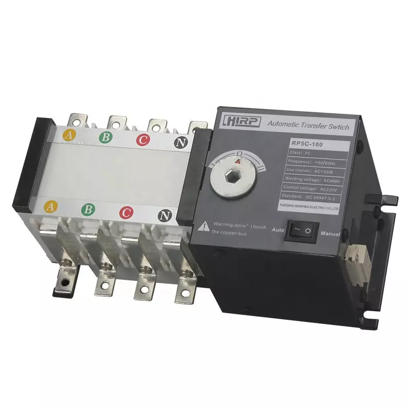 RP5C-100 100 Amp 3 Phase Automatic Transfer Switch ATS 220V