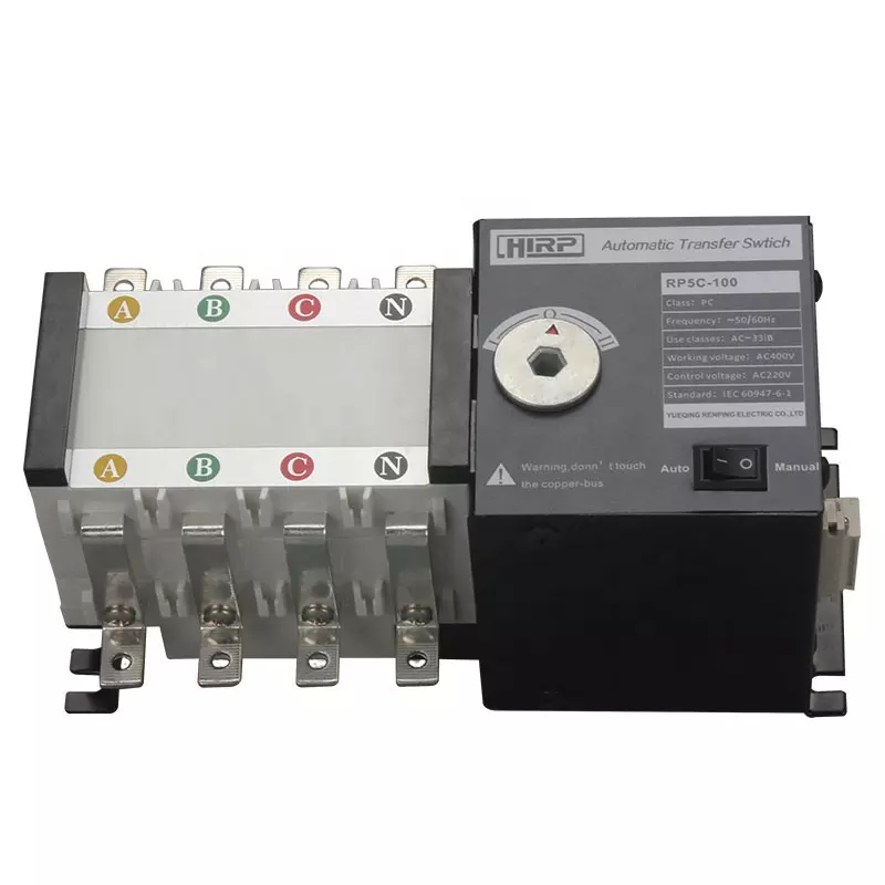 RP5C-100 100 Amp 3 Phase Automatic Transfer Switch ATS 220V