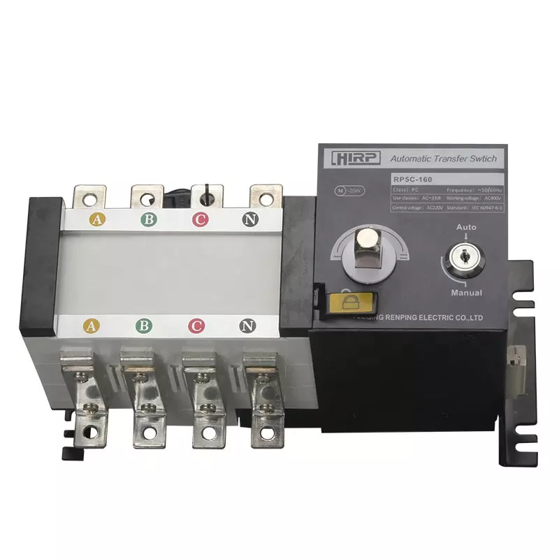 RP5C-160 160 Amp Motorized Changeover Switch For Generator 230v