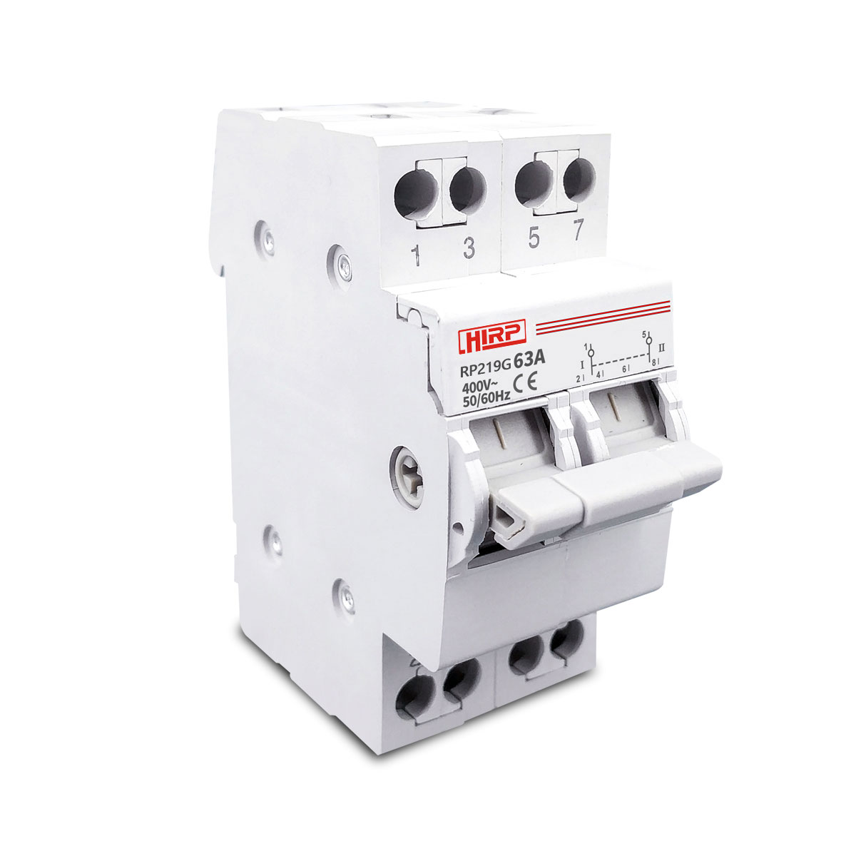 Dual Power Transfer Switch Modular Manual Changeover Switch RP219G