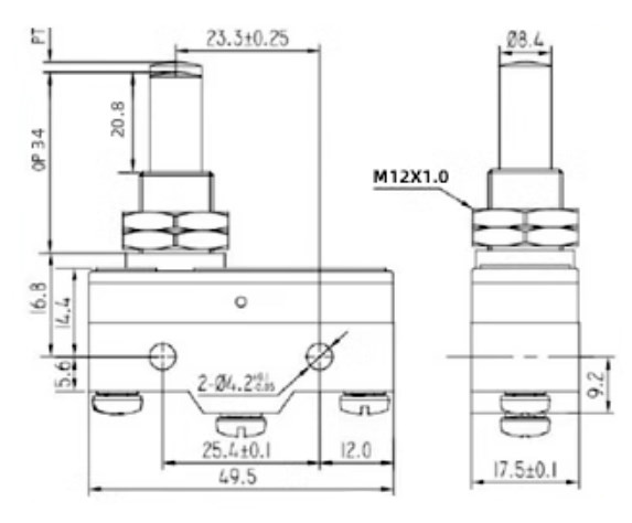 Rotary Micro Switch Limit Switch